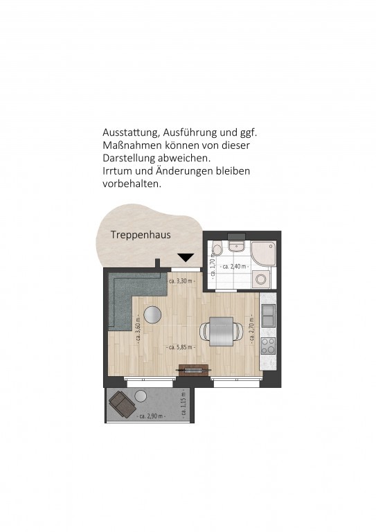 Bild 1 : 1-RWE mit Balkon