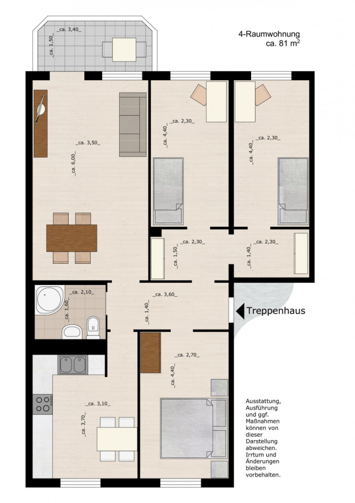 Bild 1 : 4-RWE im Zentrum