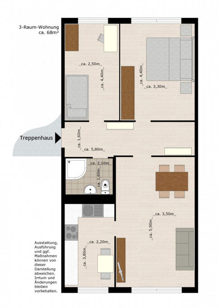 Bild 1 : Wohnung mit Blick ins Grüne