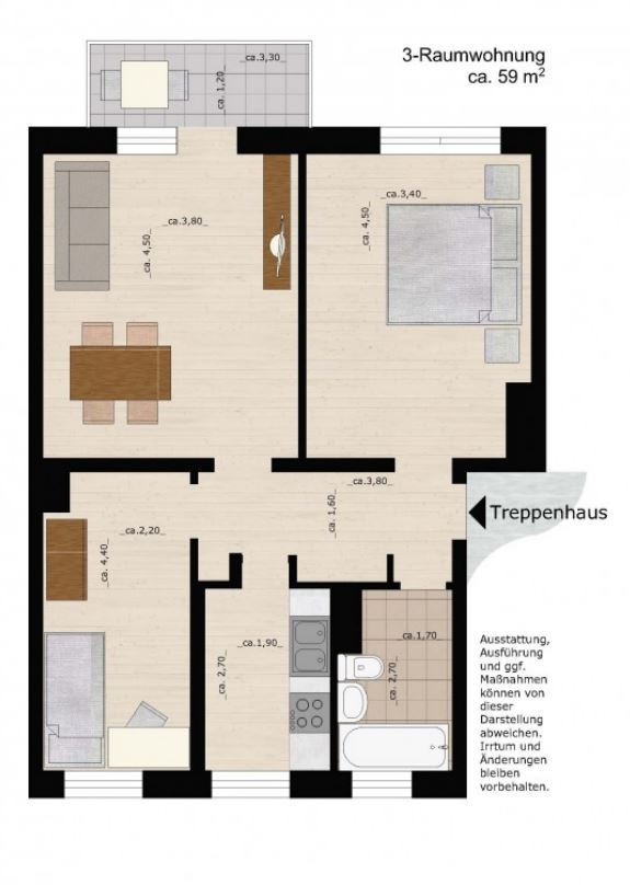 Bild 1 : 3-RWE im Zentrum