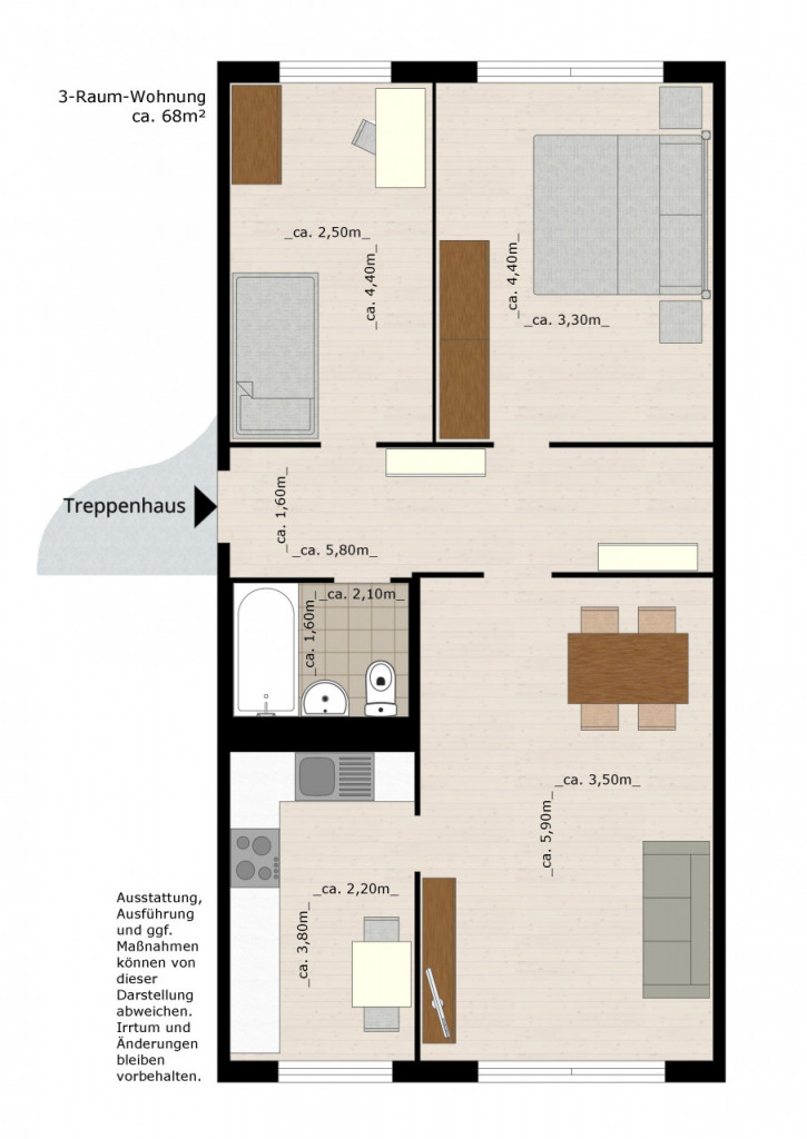 Bild 1 : Wohnung mit Blick ins Grüne