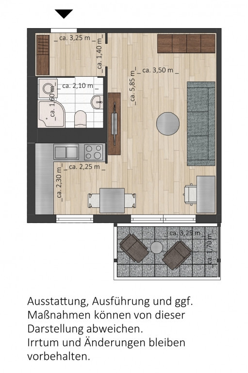 Bild 1 : Wohnung mit Aufzug
