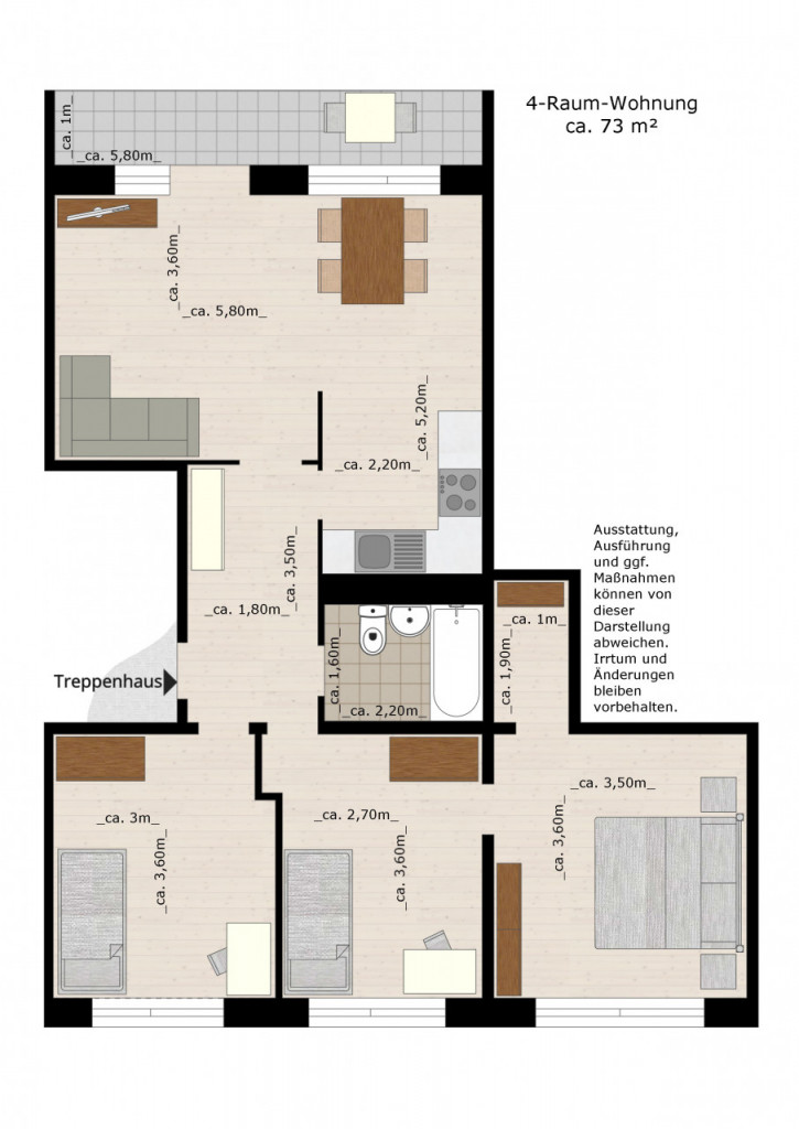 Bild 1 : Familienfreundliche Wohnung mit viel Platz
