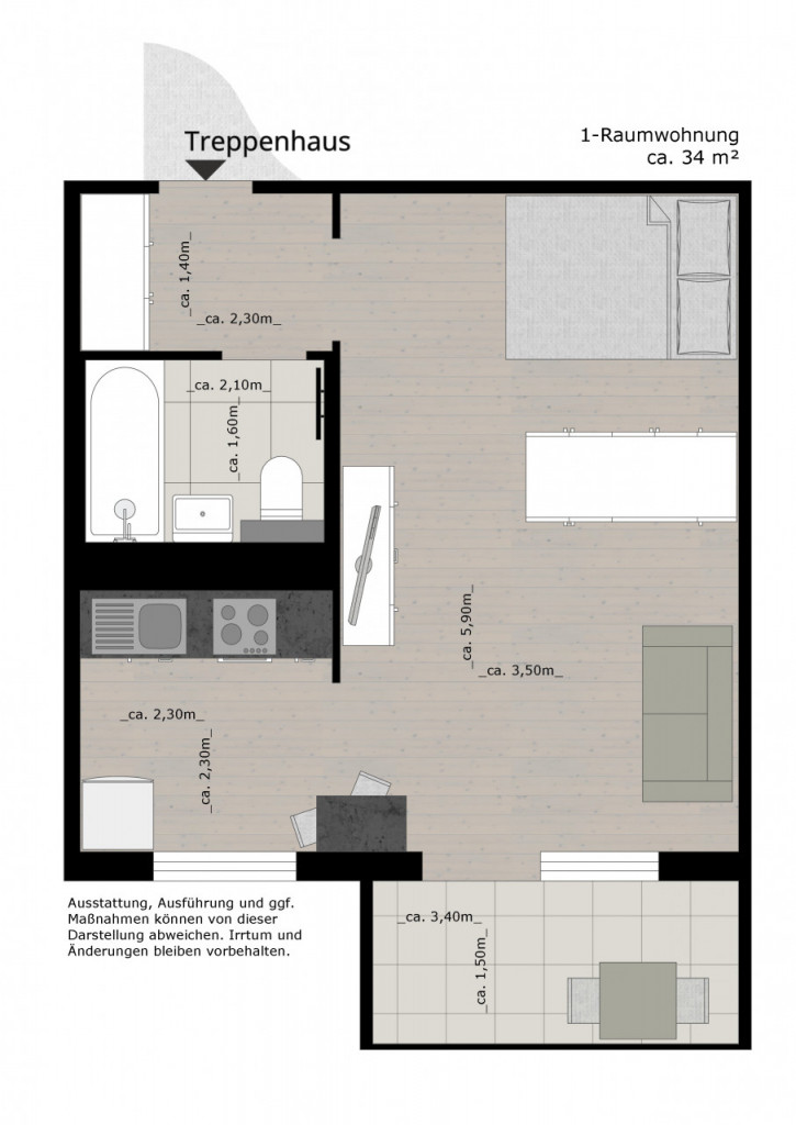 Bild 1 : Möbliertes Wohnen in Dessau-Süd!