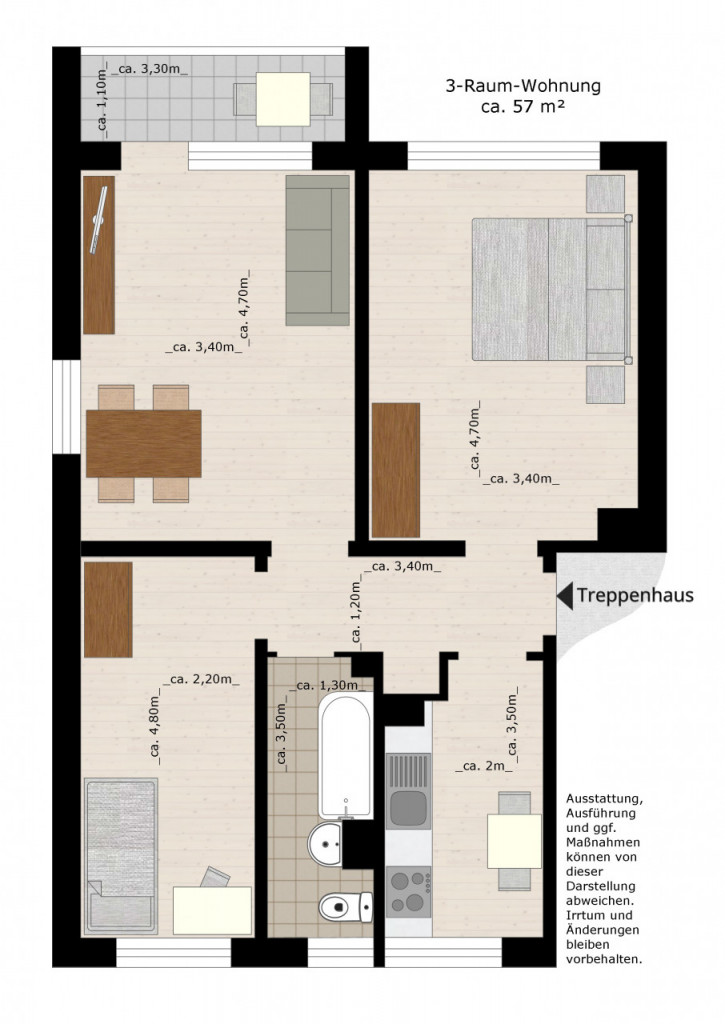 Bild 1 : 3-RWE im Zentrum