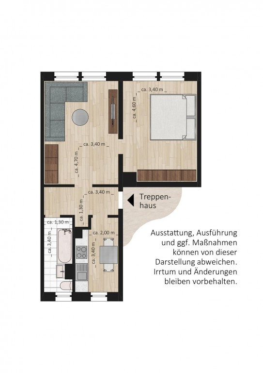 Bild 1 : Erstbezug nach Sanierung - modern wohnen