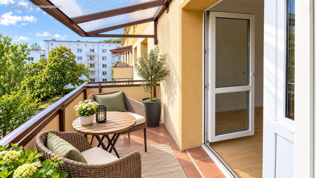 Charmante Wohnung mit Balkon